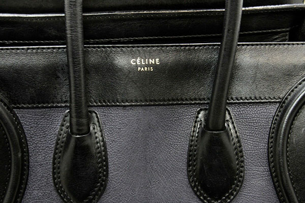 Celine Tri Color Luggage Bag Leather Nano Large