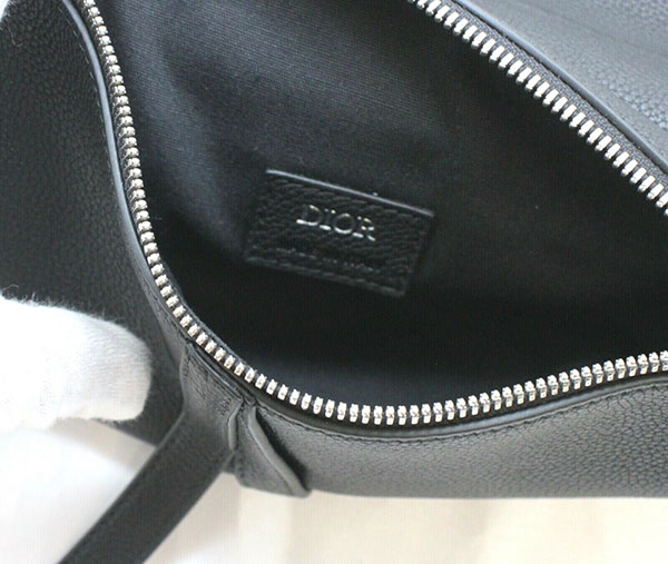 Christian Dior Kim Jones Saddle Crossbody bag Black Leather