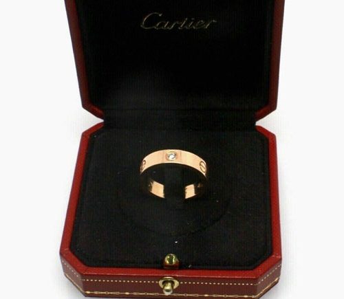Cartier Love Wedding Band Ring-diamonds