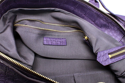 Burberry Prorsum Bow Detail Tote Large Bag Purple