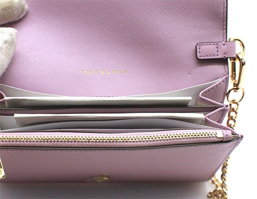 Tory Burch Emerson Chain Wallet Mini Crossbody Bag Dusty Pink