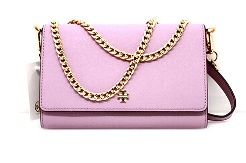 Tory Burch Emerson Chain Wallet Mini Crossbody Bag Dusty Pink