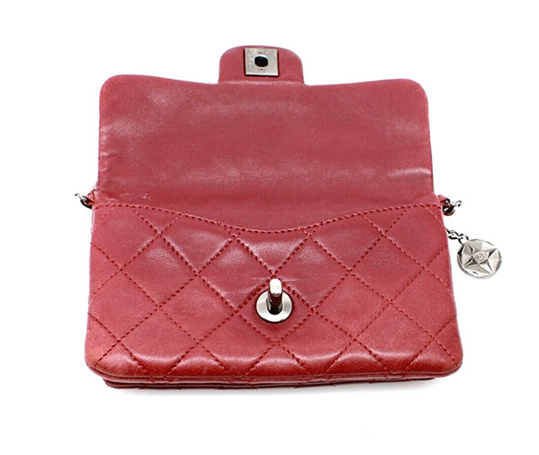 Chanel Quilted Lambskin Leather Crossbody Shoulder Bag8