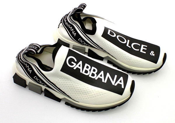 Dolce Gabbana Women's Sorrento Knit Logo Sneakers