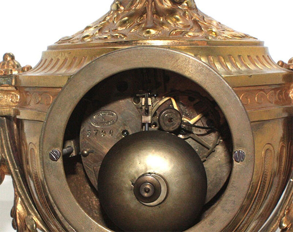 French 19TH Century Mantel Clock Signed Montiel A Toulouse