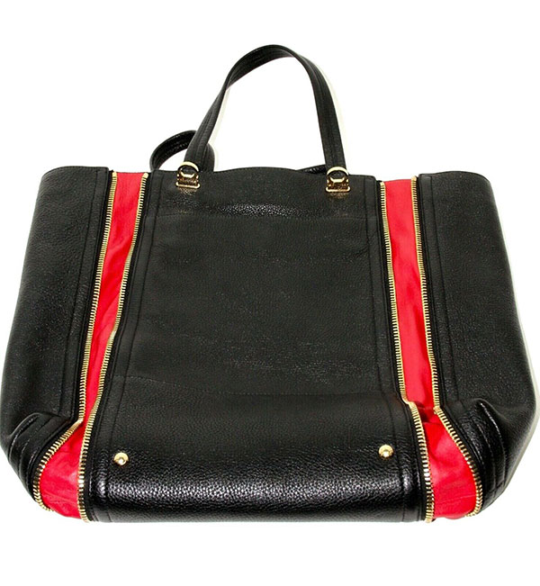 Salvatore Ferragamo Suzanne Tote Pebbled Leather Shoulder Bag