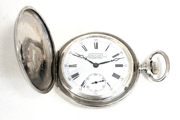 Longines Silver 900 Pocket Watch 1900